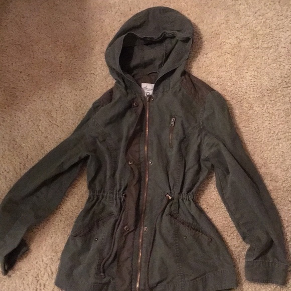 American Rag Jackets & Blazers - Military green hooded jacket American Rag Jackets & Blazers - Military green hooded jacket